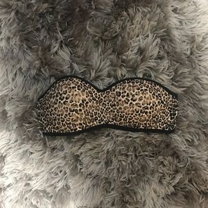 Leopard print bandeau